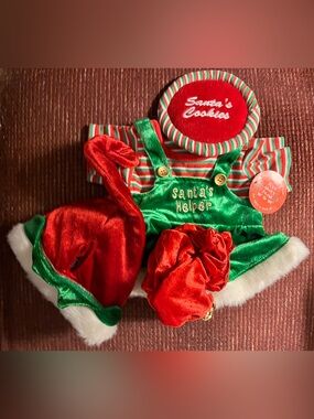 Build-A-Bear Girl Christmas Elf Outfit